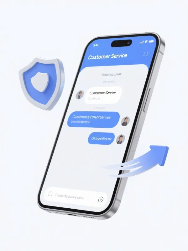 在线客服App界面演示